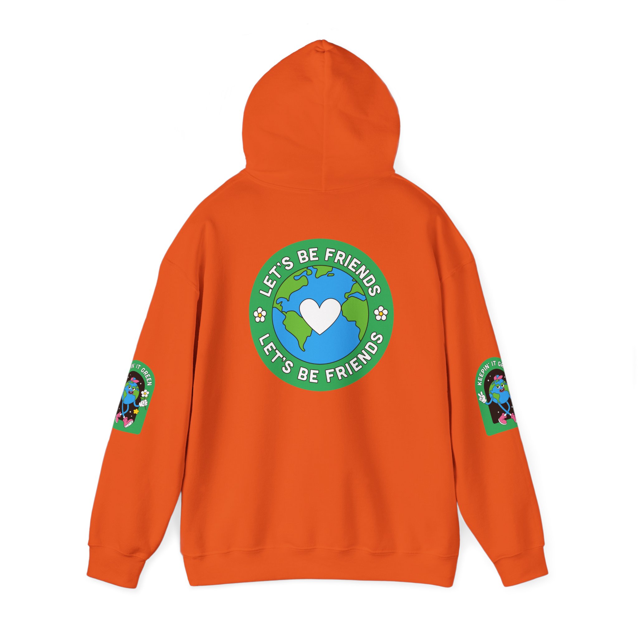 Eco-Friendly Adventure Dog Sweatshirt - Let's Be Friends Design - Image 16